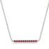 Short Line Ruby Necklace - Elsie No. 12 image 1