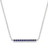Short Line Sapphire Necklace - Elsie No. 15 image 1