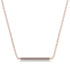 Channel Micro Pave Diamond Necklace - Nyla No. 2 image 1
