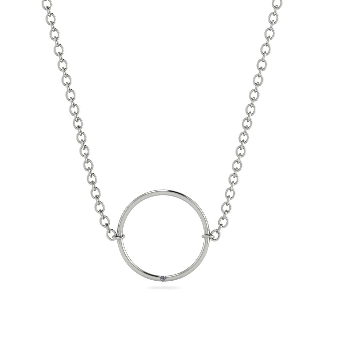 Geometric Diamond Pendant Golden Diamond - Emberly No. 3