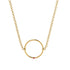 Geometric Ruby Pendant Golden Diamond - Emberly No. 10 image 1