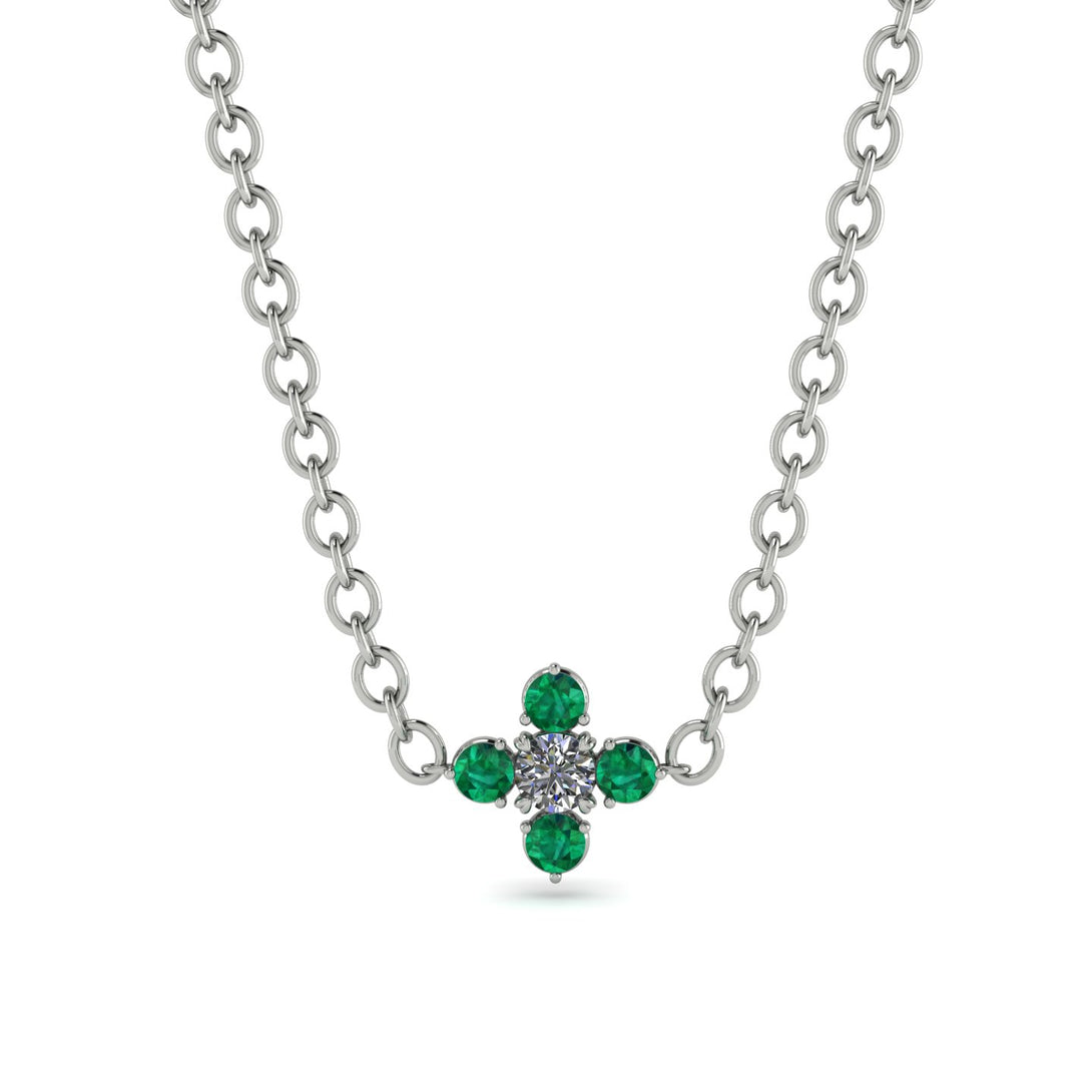 Compass Diamond Necklace - Maren No. 18