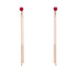 Hanging Ruby Earrings - Alaia No. 11 image 1