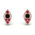 Milgrain Marquise Black Diamond Earrings - Faye No. 53 image 1