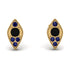 Milgrain Marquise Black Diamond Earrings - Faye No. 67 image 1