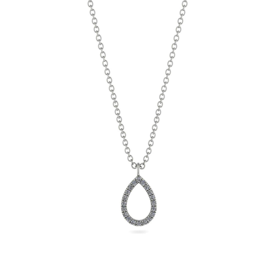 Pear Diamond Necklace - Amina No. 3