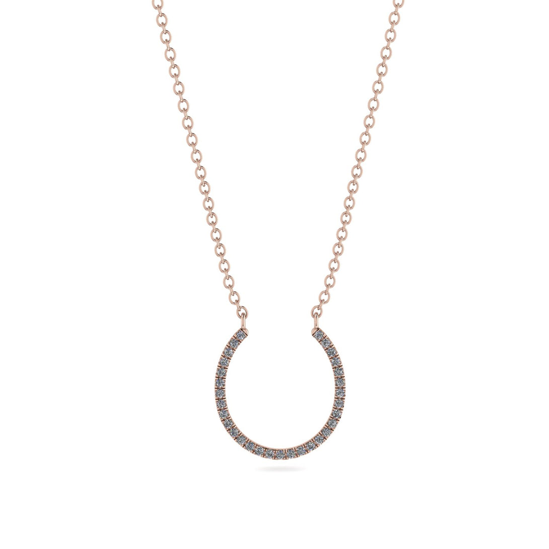 Horseshoe Diamond Necklace - Amira No. 2