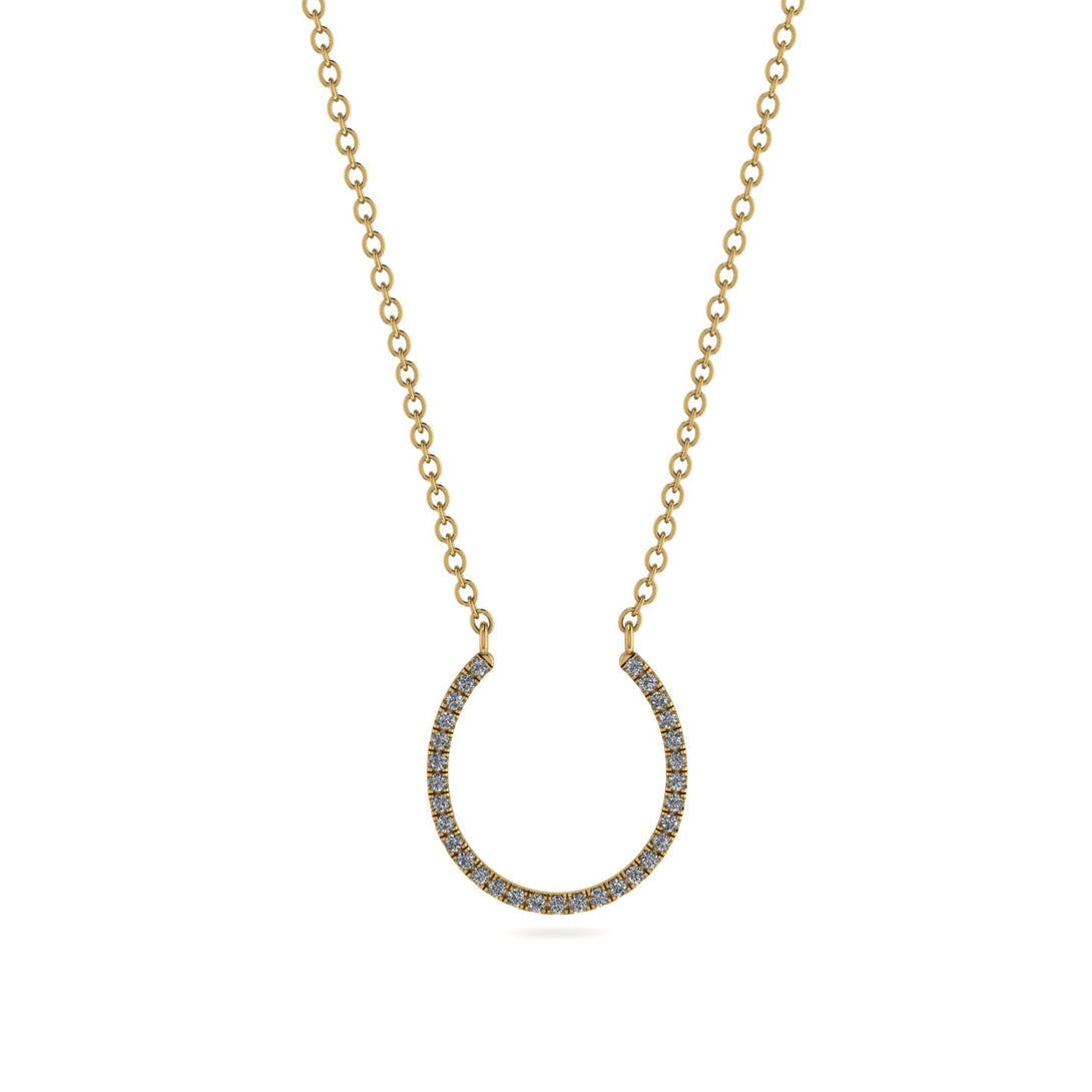 Horseshoe Diamond Necklace - Amira No. 1