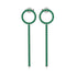 Hanging Circle Emerald Earrings - Lilah No. 6 image 1