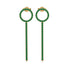 Hanging Circle Emerald Earrings - Lilah No. 4 image 1