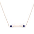 Minimalist Pear Sapphire Necklace - Melissa No. 14 image 1