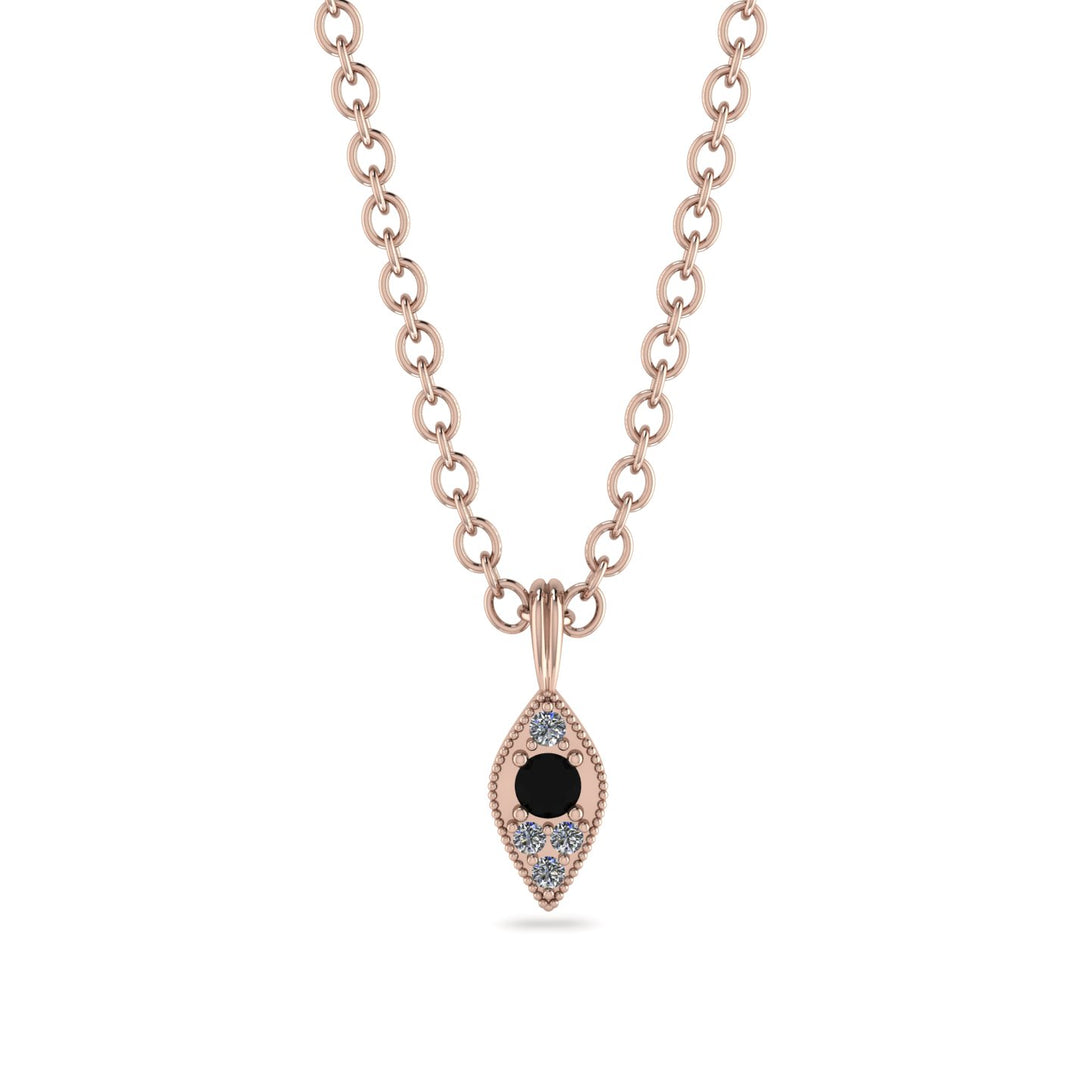 Milgrain Diamond Necklace - Jessie No. 8