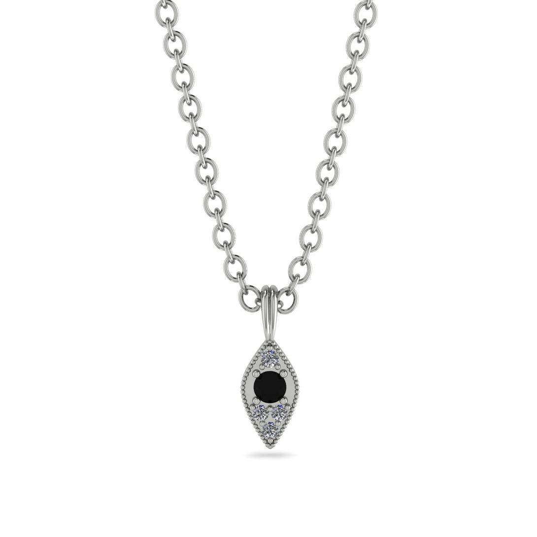 Milgrain Diamond Necklace - Jessie No. 9