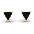 Triangle Cut Black Diamond Earrings  - Clementine No. 7 image 1