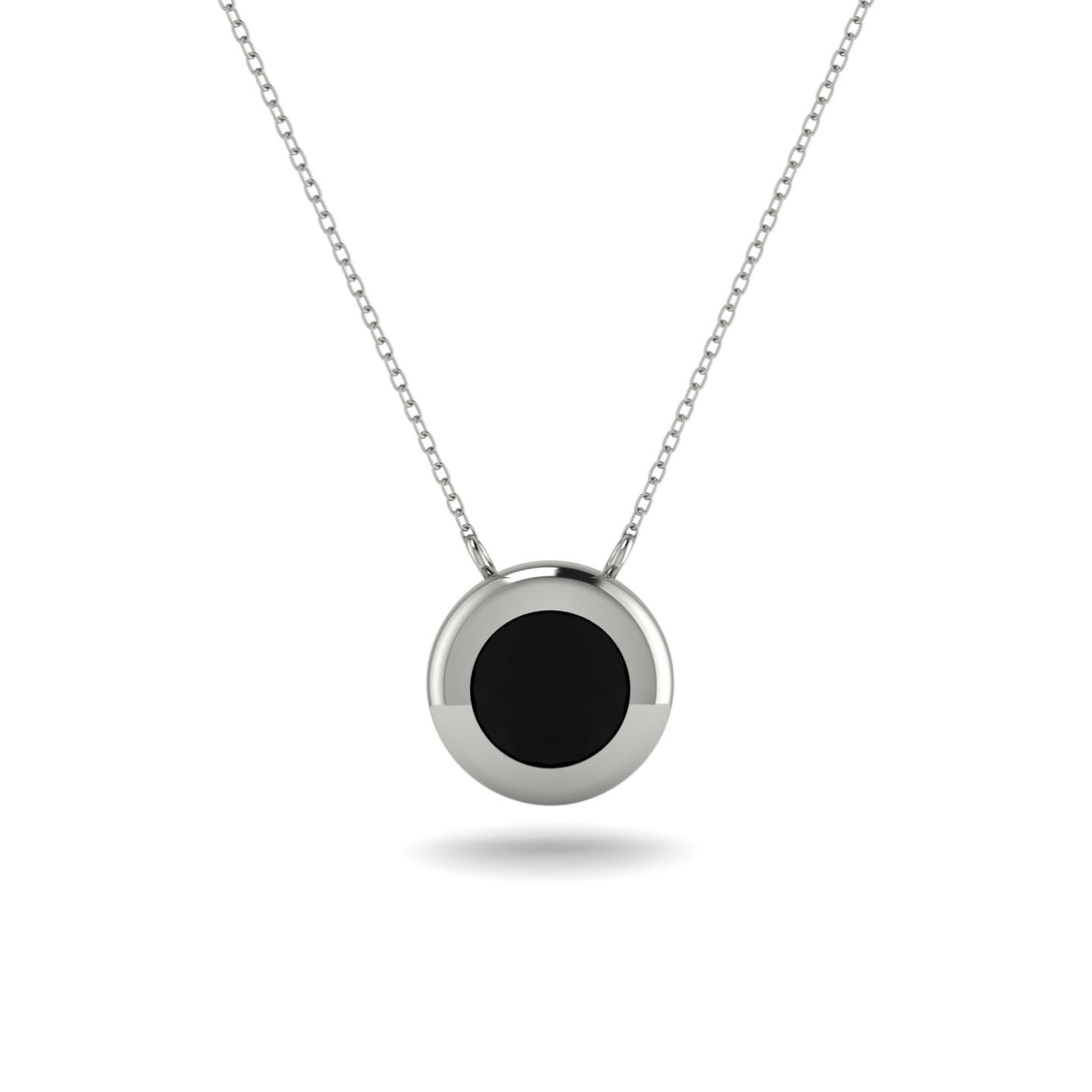 Bezel Black Diamond Pendant - Adelaide No. 9