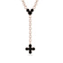 Tie Black Diamond Necklace Compass - Julissa No. 8 image 1