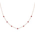 Minimalist Bezel Ruby Necklace - Liv No. 11 image 1