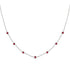 Minimalist Bezel Ruby Necklace - Liv No. 12 image 1