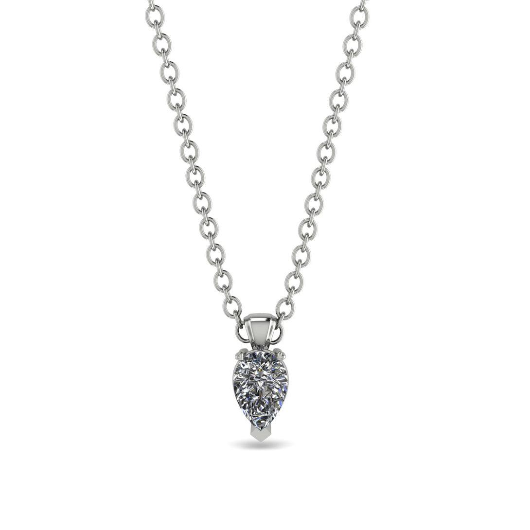 Pear Diamond Pendant - Logan No. 3