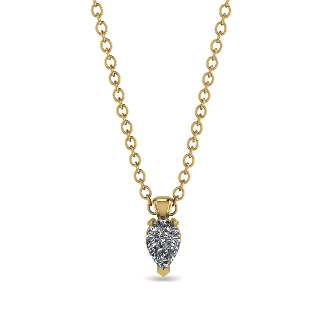 Pear Diamond Pendant - Logan No. 1