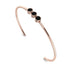 3 Stone Black Diamond Bracelet - Eileen No. 8 image 1