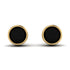 Bezel Stud Black Diamond Earrings - Royal No. 7 image 1
