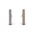 Geometrical Gold Bar Diamond Earrings - Bonnie No. 2 image 1