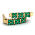 Emerald Minimalist Earrings - Elliot No. 4 image 1
