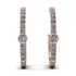 Hoop Diamond Earrings Micro Pave - Ansley No. 2 image 1