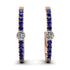 Hoop Diamond Earrings Micro Pave - Ansley No. 62 image 1