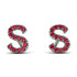 Personalised Initial Ruby Earrings - Gloria No. 12 image 1