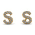 Personalised Initial Diamond Earrings - Gloria No. 1 image 1