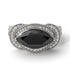 Milgrain Marquise Black Diamond Engagement Ring - Marley No. 9 image 3