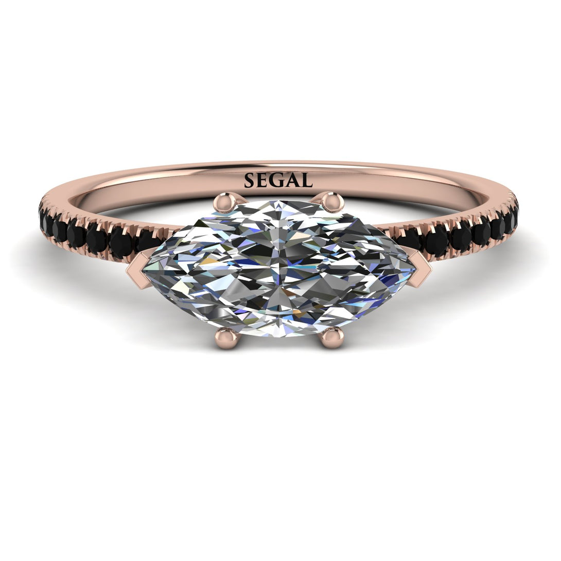 Marqise Diamond Engagement Ring - Lola No. 32