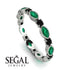 Marquise Emerald Eternity Band - Cecilia No. 36 image 10
