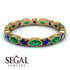 Marquise Emerald Eternity Band - Cecilia No. 64 image 2