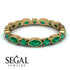 Marquise Emerald Eternity Band - Cecilia No. 19 image 2