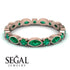 Marquise Emerald Eternity Band - Cecilia No. 20 image 2