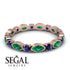 Marquise Emerald Eternity Band - Cecilia No. 65 image 3