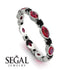 Marquise Ruby Eternity Band - Cecilia No. 42 image 10