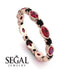 Marquise Ruby Eternity Band - Cecilia No. 41 image 10