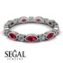Marquise Ruby Eternity Band - Cecilia No. 12 image 2