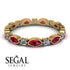Marquise Ruby Eternity Band - Cecilia No. 10 image 2