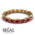 Marquise Ruby Eternity Band - Cecilia No. 55 image 2