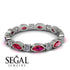 Marquise Ruby Eternity Band - Cecilia No. 12 image 3