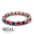 Marquise Ruby Eternity Band - Cecilia No. 71 image 3