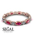 Marquise Ruby Eternity Band - Cecilia No. 11 image 3