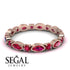 Marquise Ruby Eternity Band - Cecilia No. 56 image 3