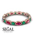 Marquise Ruby Eternity Band - Cecilia No. 26 image 3