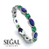 Marquise Sapphire Eternity Band - Cecilia No. 30 image 10